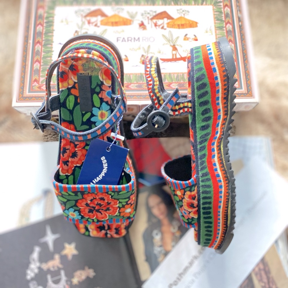 Farm Rio Spring Delight Sandals - Picture 12 of 14